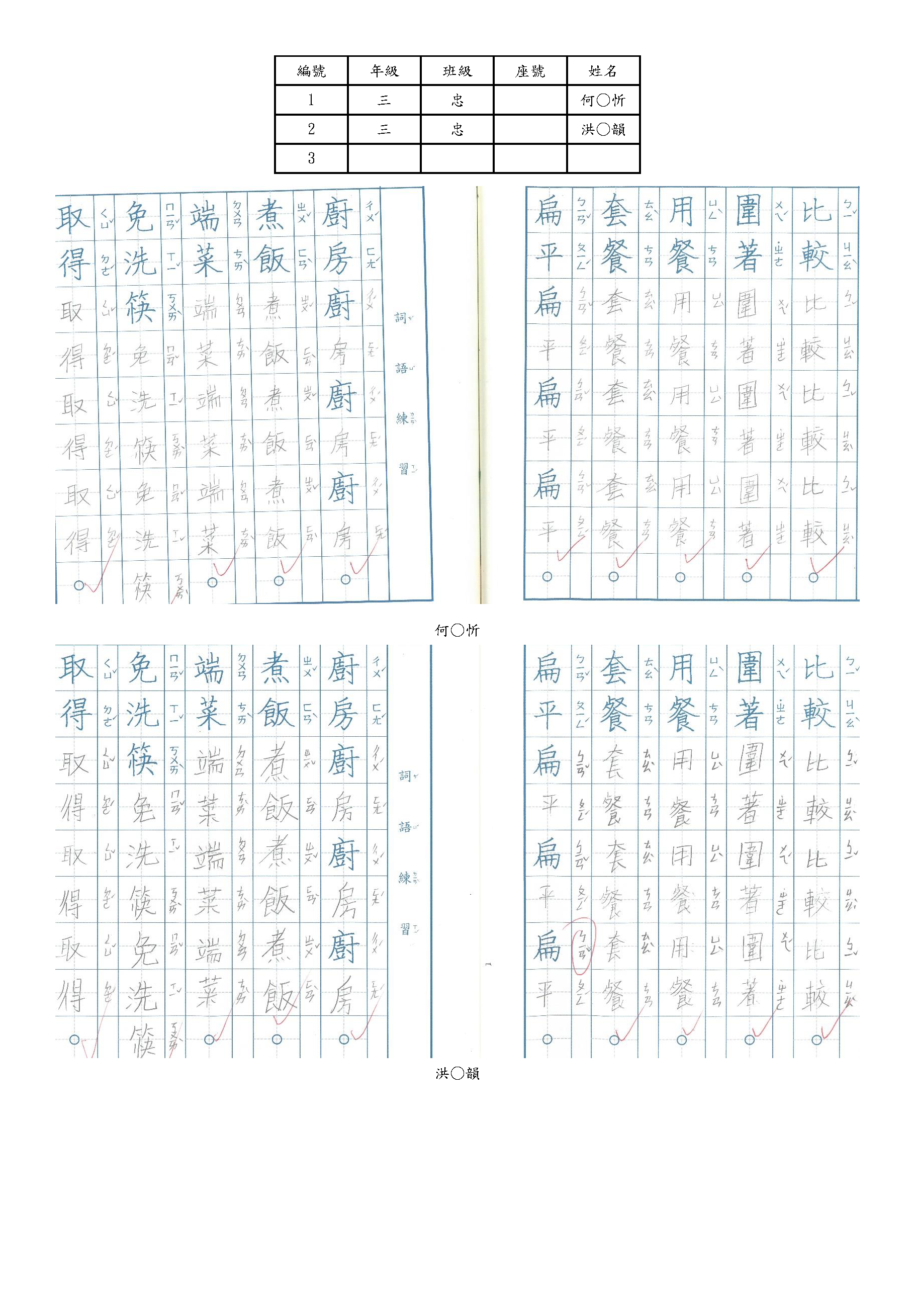 115.5月份美字王獎勵三年級作品
